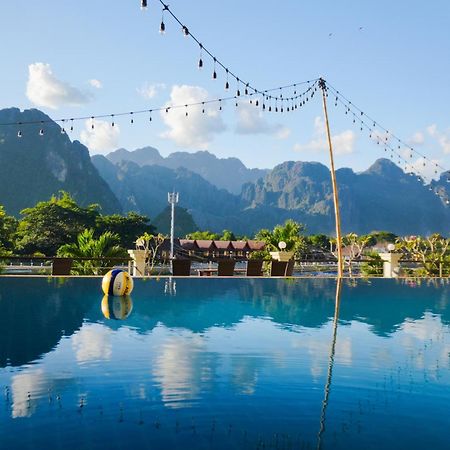 Silver Naga Hotel Vang Vieng Exteriör bild